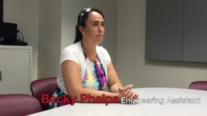 Becky Phelps - Engineering Assistant in Machining Division