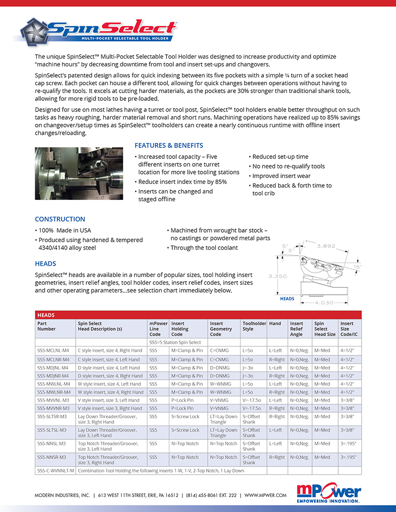 Download the SpinSelect Case Study Flyer
