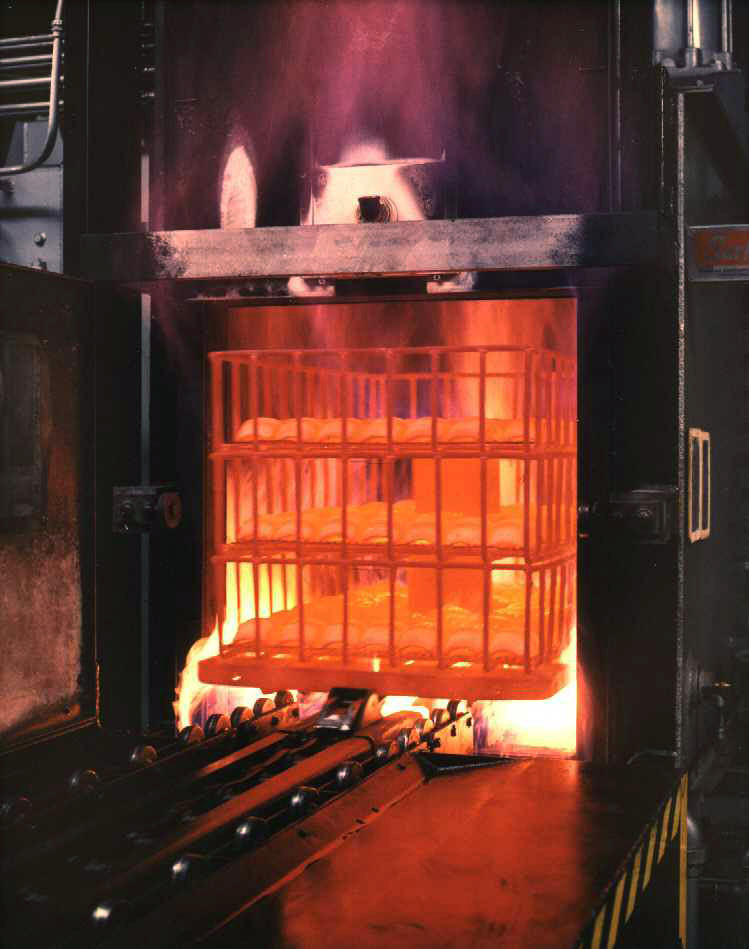 Hot Load in Furnace